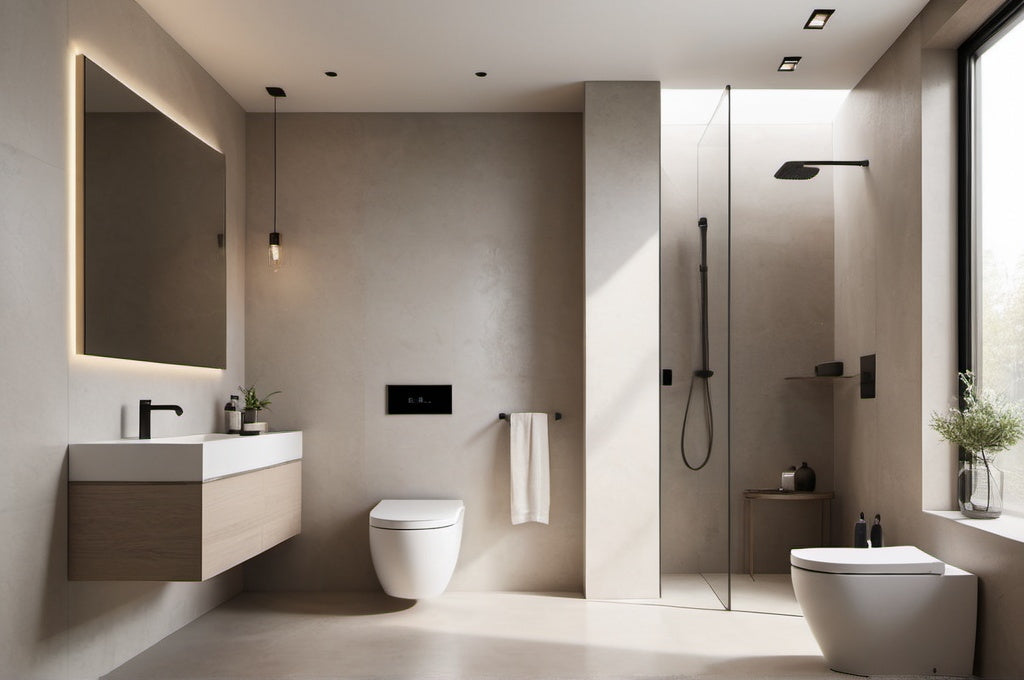 Innovative smart toilets designed for a modern, eco-friendly bathroom upgrade.